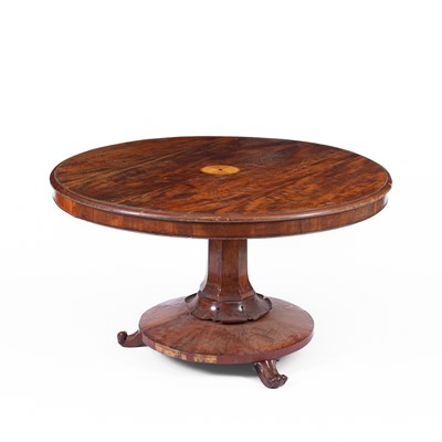 Lot 814 - A Victorian mahogany circular tilt-top centre table