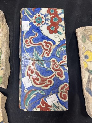 Lot 571 - A quantity of broken Iznik tiles