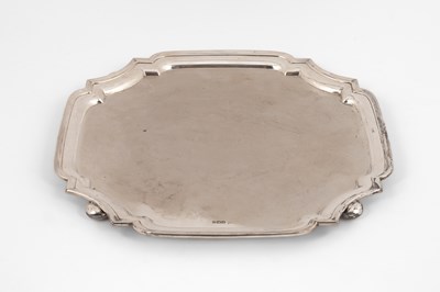 Lot 45 - A silver salver