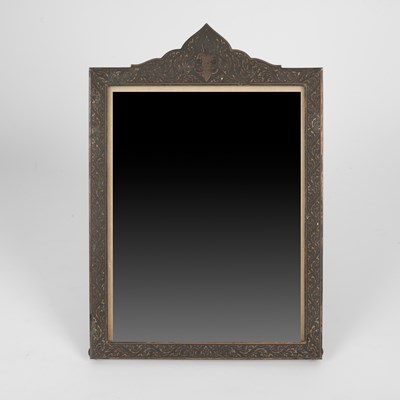 Lot 121 - A Thainakon sterling silver and niello enamel photograph frame