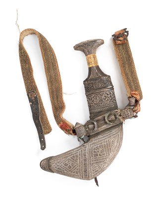 Lot 210 - An Omani/Yemeni Jambiya dagger