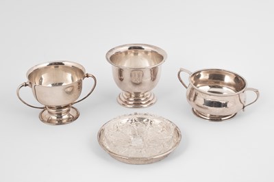 Lot 91 - A silver two-handled bowl