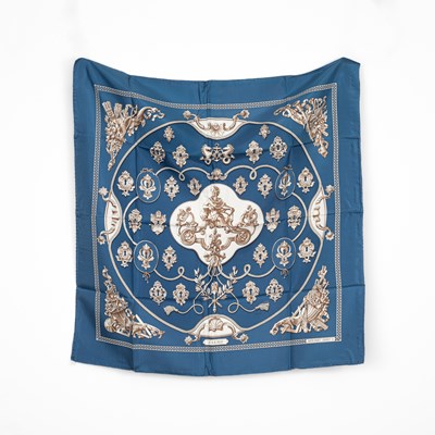 Lot 357 - A Hermes silk scarf