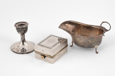 Lot 107 - Sundry silver
