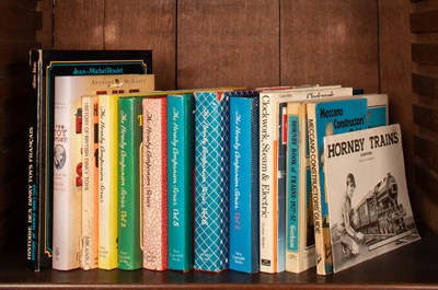 Lot 706 - A collection of books on Dinky Toys and Hornby Trains