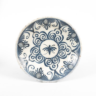 Lot 715 - A Delft blue and white dish