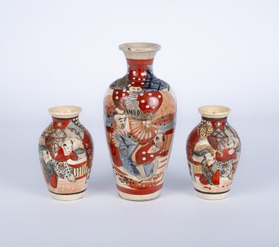 Lot 567 - A Japanese Satsuma vase