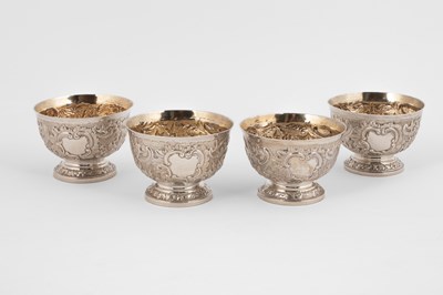 Lot 63 - Three George III silver and silver-gilt bowls