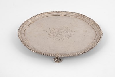 Lot 66 - A George II silver salver