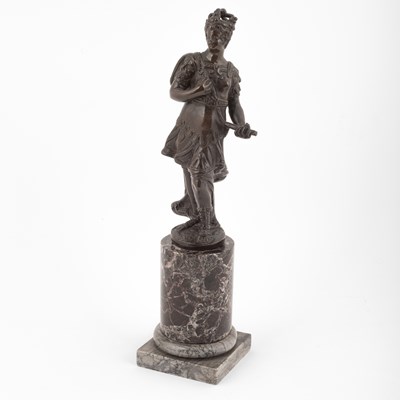 Lot 885 - A bronze figure of Juno in the manner of Tiziano Aspetti (Italian, 1550-1606)