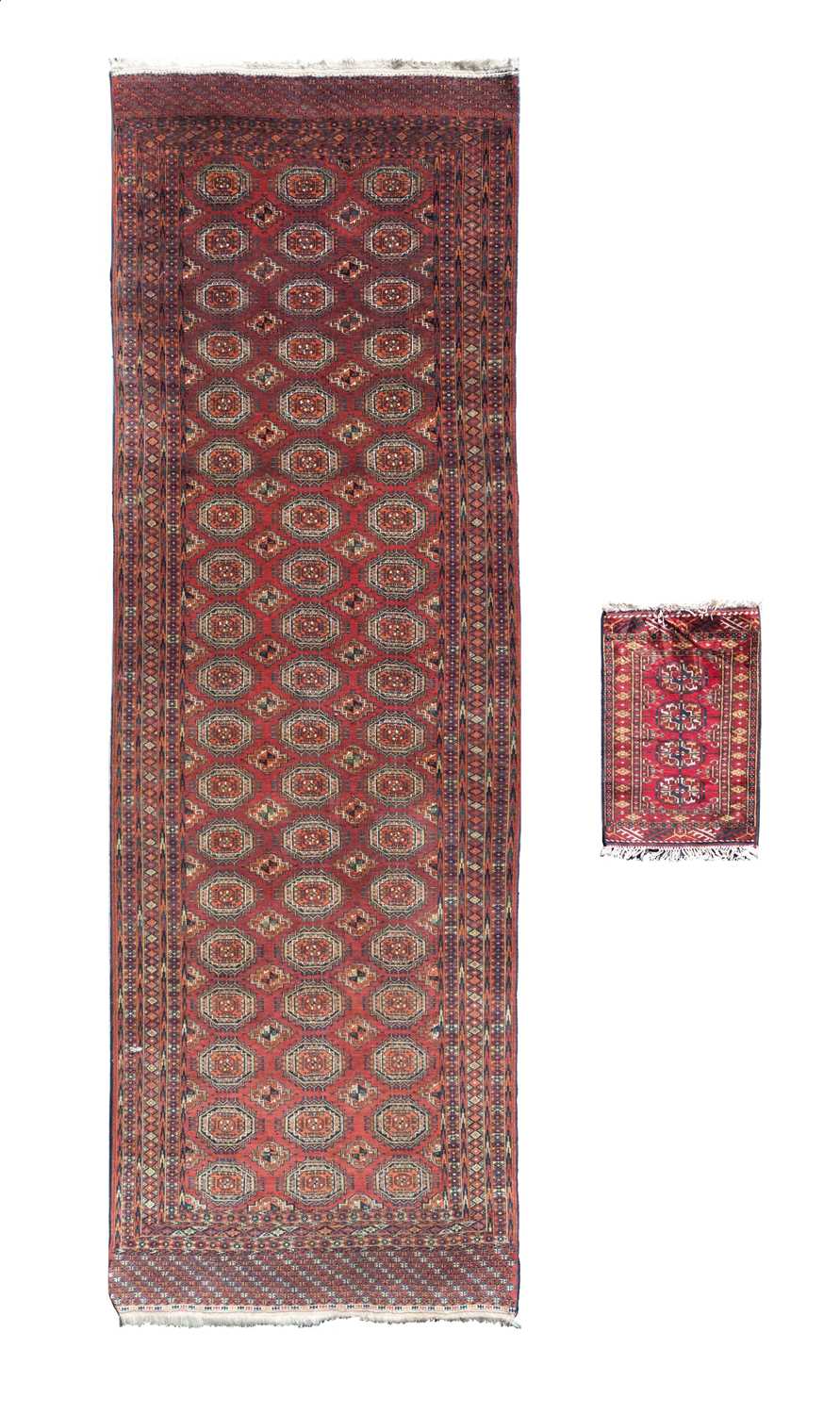 Lot 334 - A Bokhara long rug