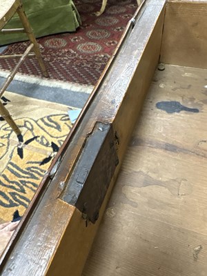 Lot 340 - A George I and later walnut lowboy
