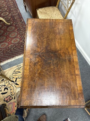 Lot 340 - A George I and later walnut lowboy