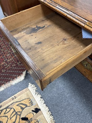 Lot 340 - A George I and later walnut lowboy