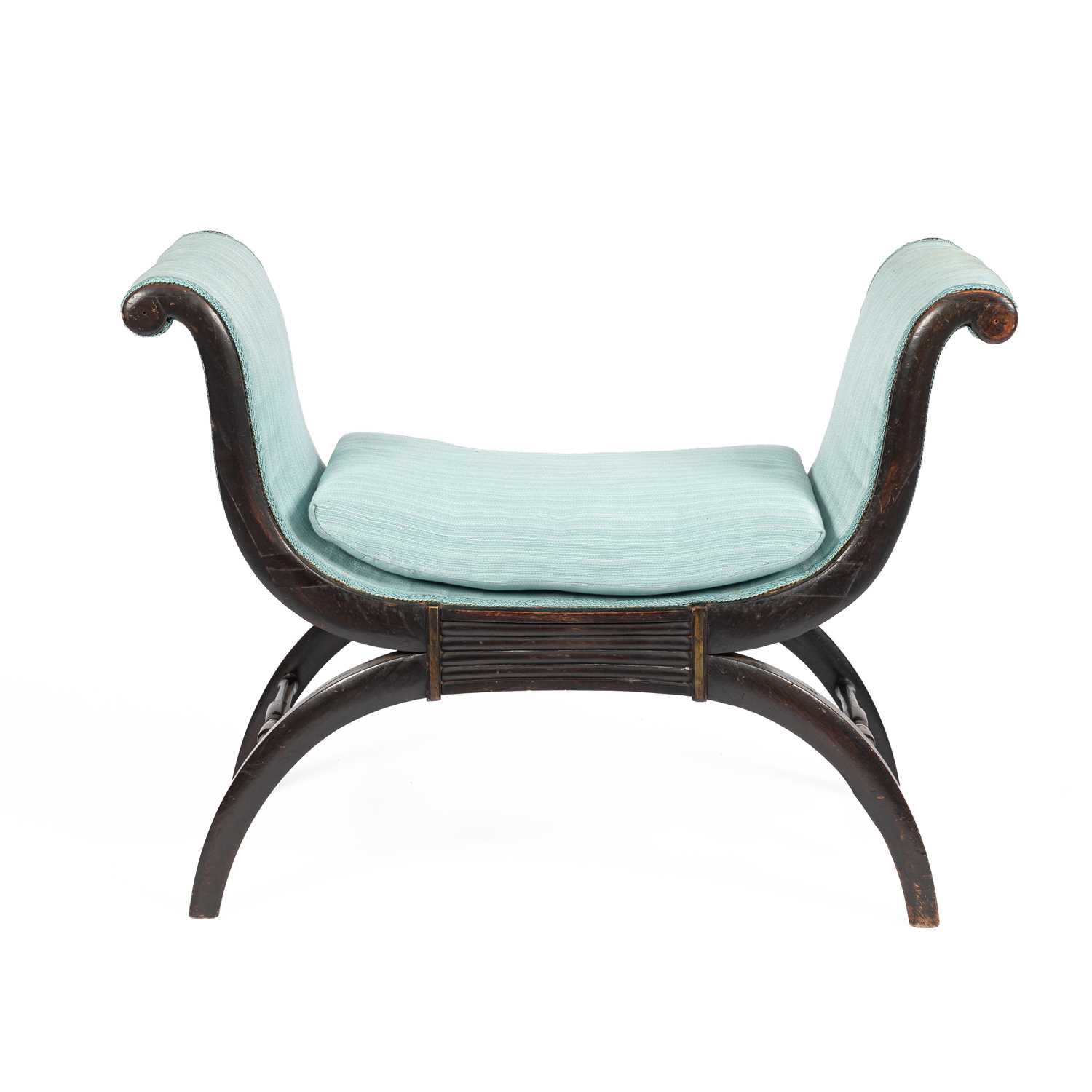 Lot 341 - A Regency style window seat or stool