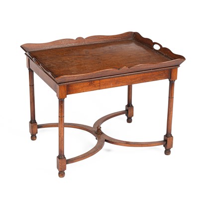 Lot 343 - A 20th Century tray top coffee table