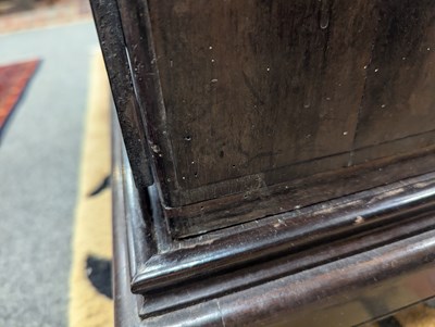 Lot 280 - A small Chinese export calamander framed chest on stand
