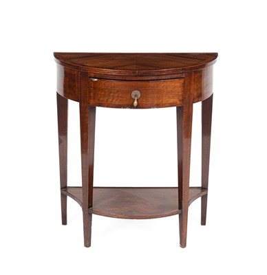 Lot 351 - A bowfront console table