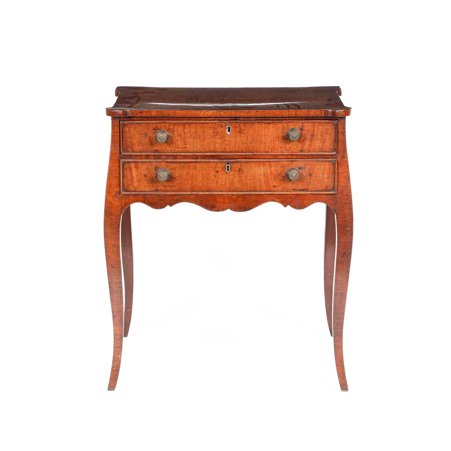 Lot 352 - A 19th Century fruitwood side table