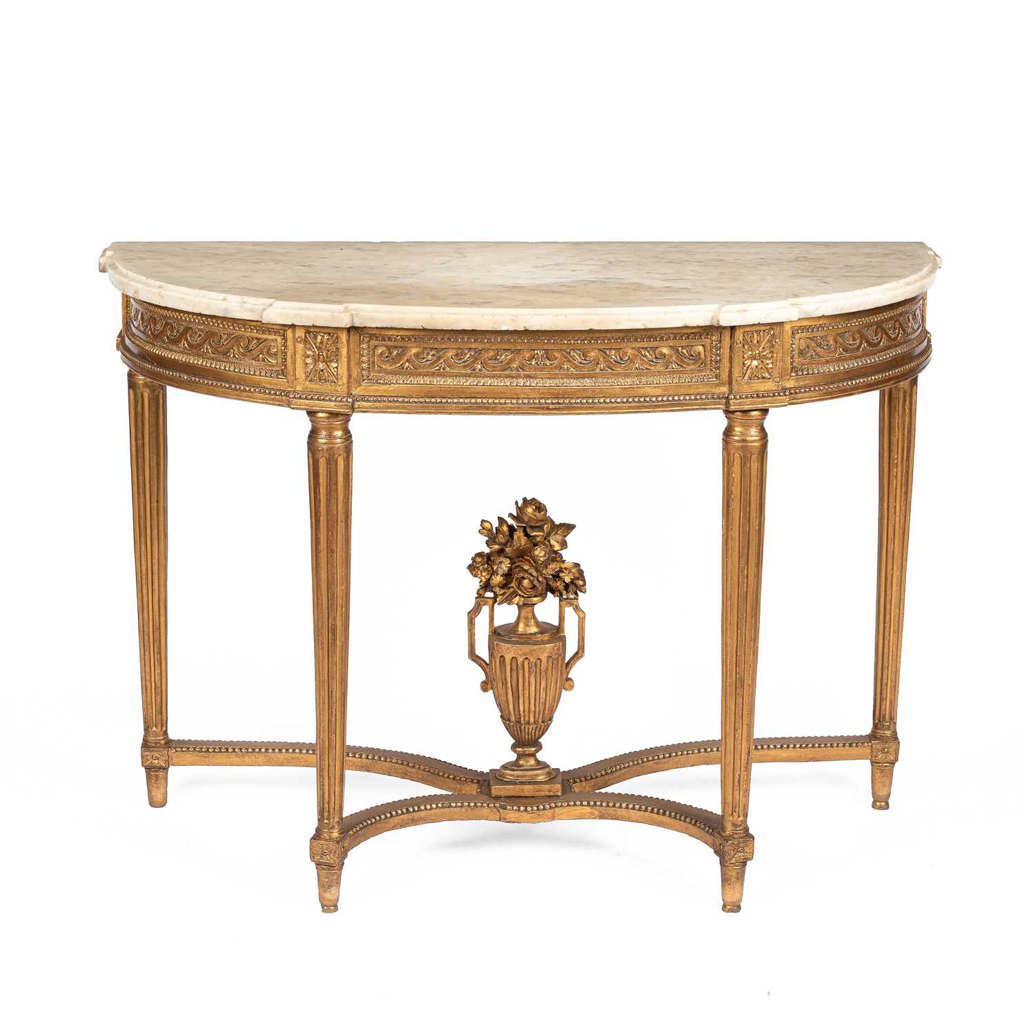 Lot 355 - [From the Studio of John Singer Sargent] A 19th Century giltwood console table