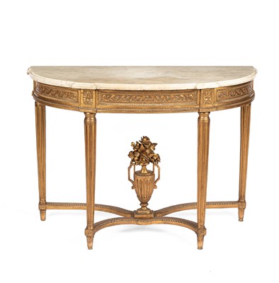 Lot 355 - [From the Studio of John Singer Sargent] A 19th Century giltwood console table
