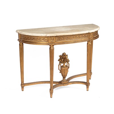 Lot 355 - [From the Studio of John Singer Sargent] A 19th Century giltwood console table