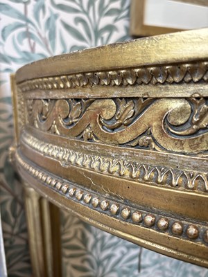 Lot 355 - [From the Studio of John Singer Sargent] A 19th Century giltwood console table