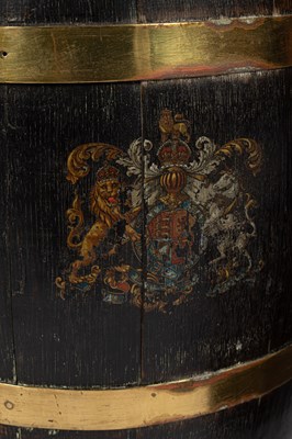 Lot 363 - A coopered oak stick stand