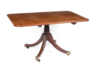 Lot 364 - A Regency mahogany tilt-top breakfast table