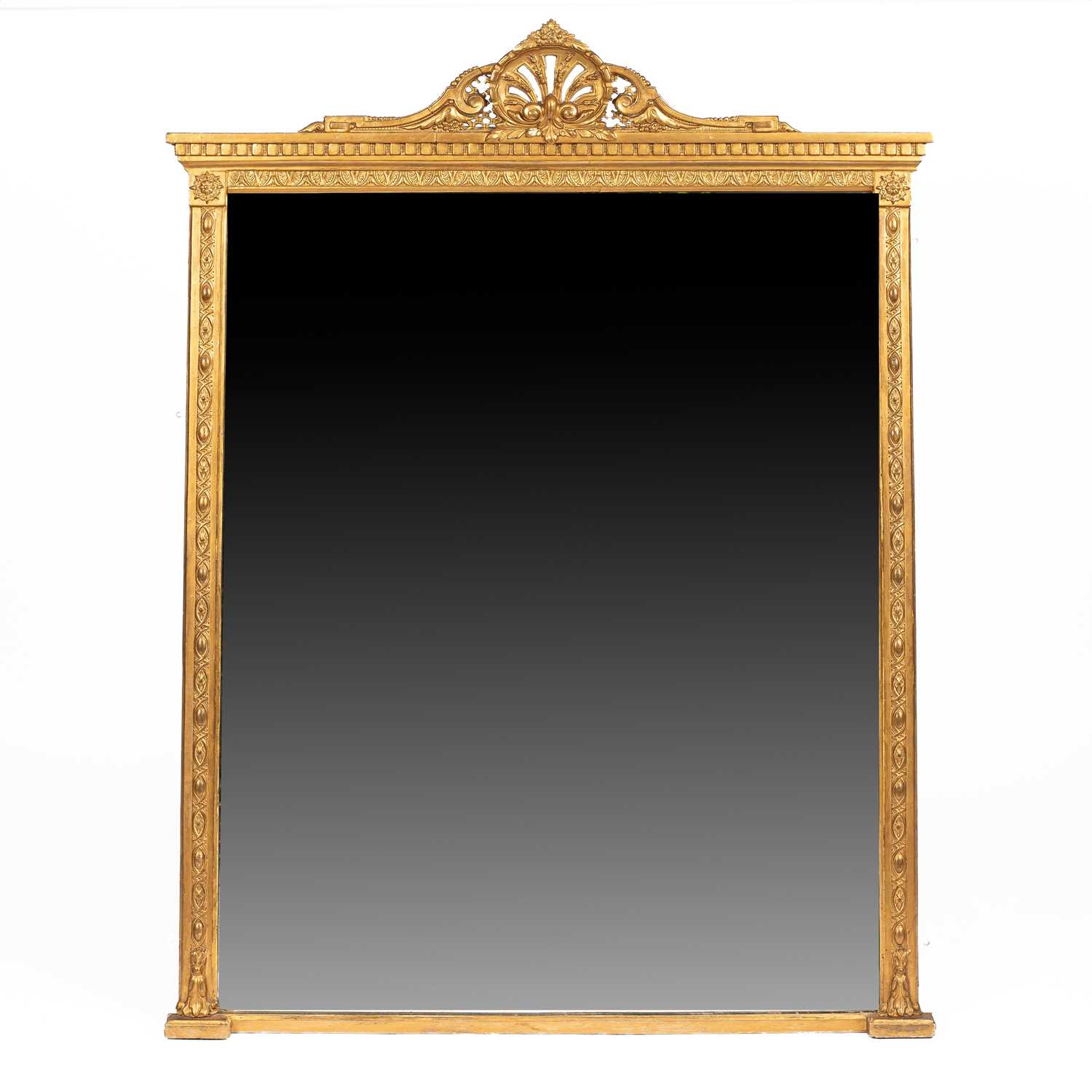 Lot 366 - A 19th Century giltwood overmantel mirror