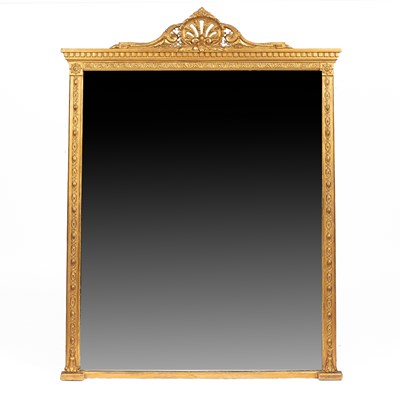 Lot 366 - A 19th Century giltwood overmantel mirror