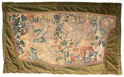 Lot 678 - A tapestry fragment