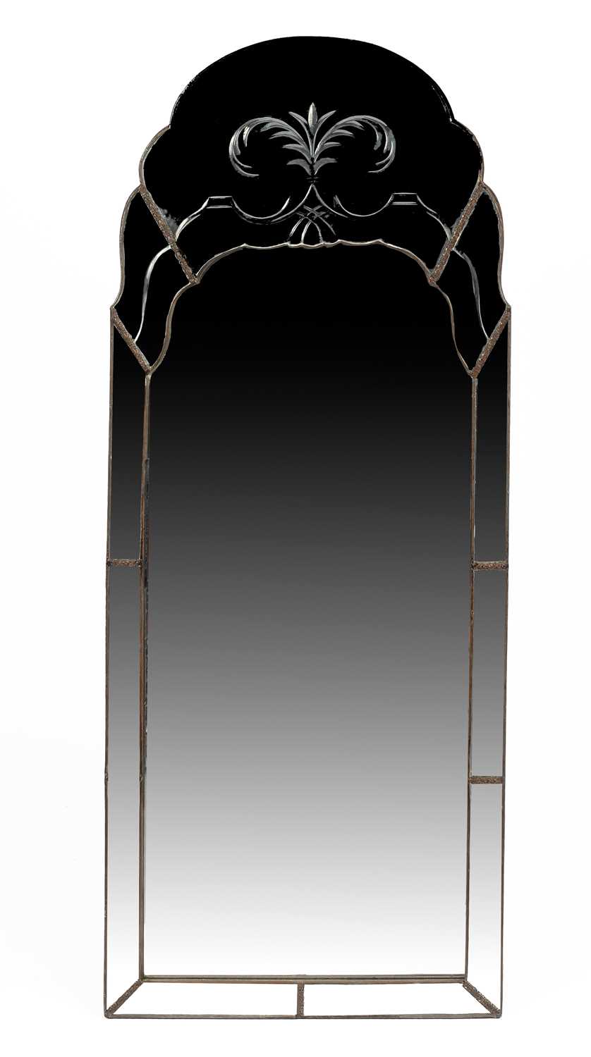 Lot 369 - A Venetian style pier mirror
