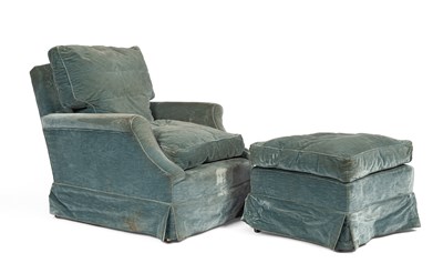 Lot 371 - A Victorian Howard upholstered armchair