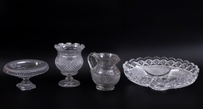 Lot 859 - Four items of cut glass