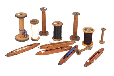 Lot 362 - Eight assorted mill bobbins