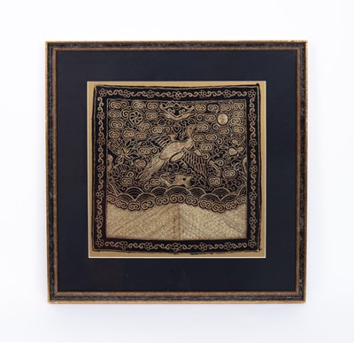 Lot 582 - A Chinese lady's rank badge