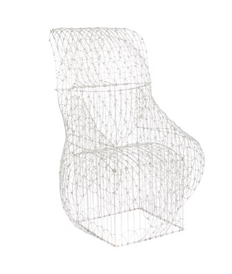 Lot 336 - Celestino Valenti, a wirework armchair