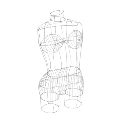 Lot 337 - Celestino Valenti, a wirework tailor's mannequin