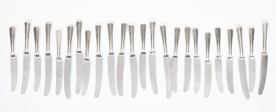 Lot 133 - A set of twelve table knives and twelve side knives