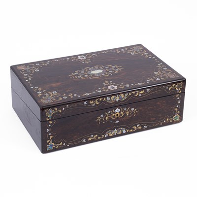 Lot 342 - A Victorian coromandel writing slope