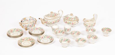 Lot 260 - A Derby part tea service