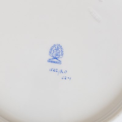 Lot 316 - A Herend Rothschild birds pattern part dinner and tea service