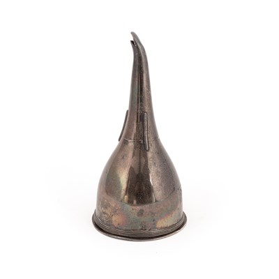 Lot 162 - A George III silver wine funnel