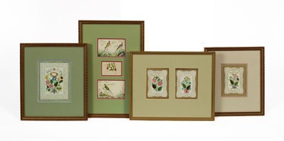 Lot 587 - Three small watercolours from an album
