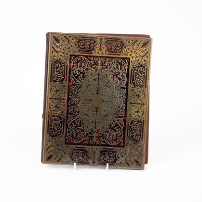 Lot 345 - A 19th Century boulle work blotter pad