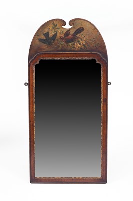 Lot 864 - A Georgian style mahogany framed mirror