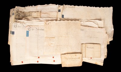 Lot 725 - [Lancashire] A large collection of late 17th Century and later vellum Indentures