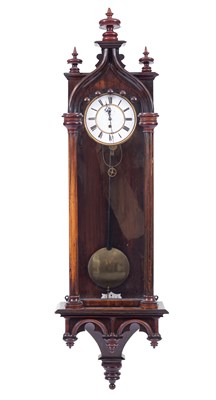 Lot 907 - A Gothic style Vienna wall clock