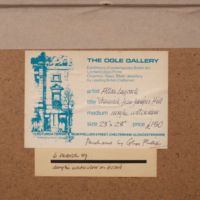 Lot 40 - Allan Laycock (1928-2020)